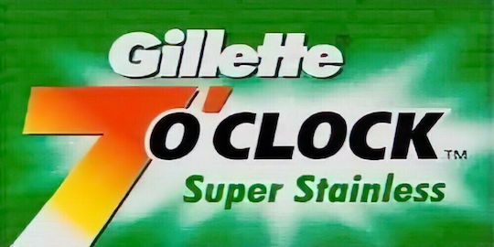 Gillette 7 O' Clock Green Super Stainless für empfindliche Haut 5Stück