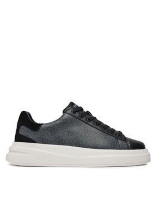 Guess Damen Flatforms Sneakers Schwarz