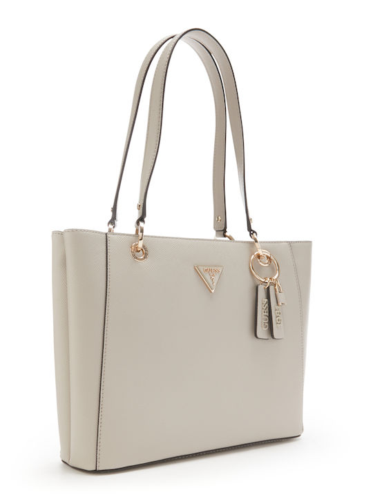 Women's Bag Shopper Shoulder Beige