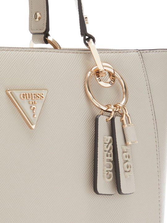 Women's Bag Shopper Shoulder Beige