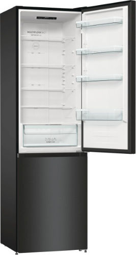 Gorenje Ψυγειοκαταψύκτης 331lt NoFrost Υ200xΠ60xΒ59.2εκ. Μαύρος NRK6202EBXL4