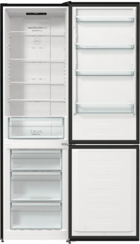 Gorenje Ψυγειοκαταψύκτης 331lt NoFrost Υ200xΠ60xΒ59.2εκ. Μαύρος NRK6202EBXL4