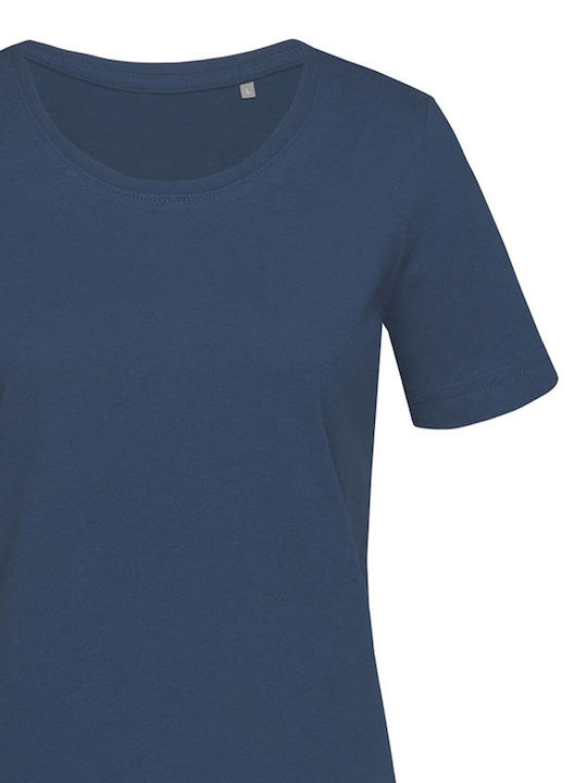 Stedman Women's Short Sleeve Promotional T-Shirt Navy Blue