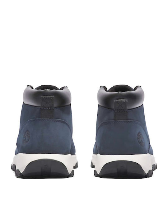 Winson Park Leder Marineblau Herrenstiefel