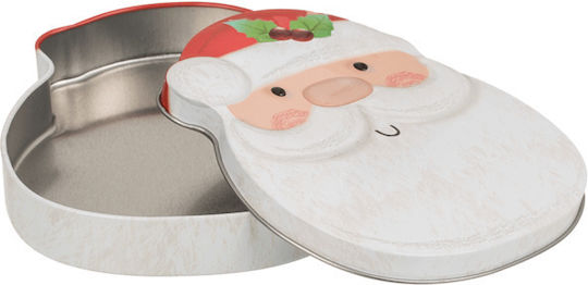 Out of the Blue Out of the Blue Santa Claus Metallic Christmas Gift Box Multicolour 14x11cm Santa Claus