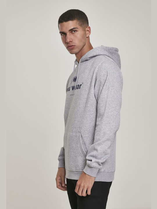 Wu Wear Men's Sweatshirt with Hood Heather Grey