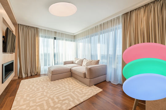 Globo Lighting Rena Στρογγυλό Εξωτερικό LED Panel