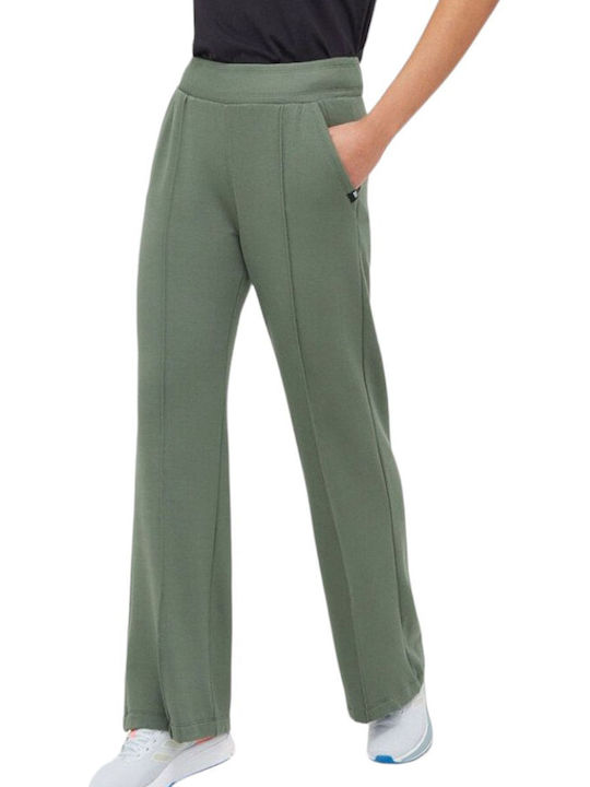 DKNY Women's Fabric Trousers Green