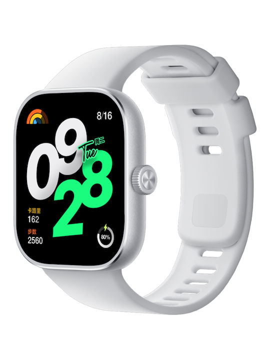 Xiaomi Redmi Watch 4 Aluminium with Heart Rate Monitor (Silver Gray)