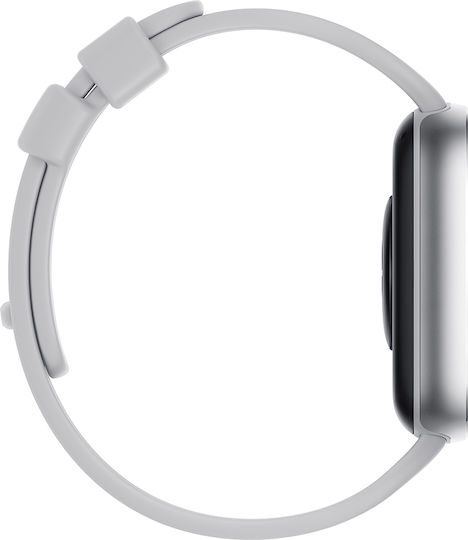 Xiaomi Redmi Watch 4 Aluminium 48mm Wasserdicht mit Pulsmesser (Silver Gray)