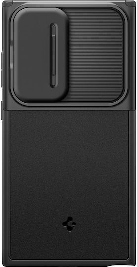 Spigen Optik Armor Back Cover Silicone / Plastic 2mm Black (Galaxy S24 Ultra)