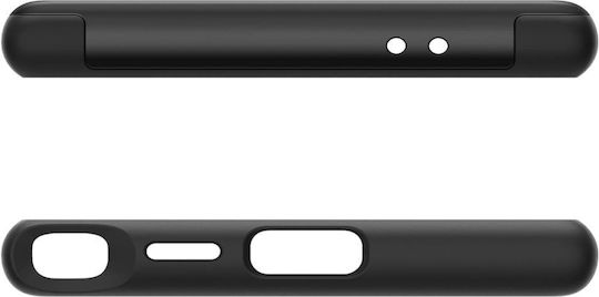 Spigen Slim Armor MagFit Umschlag Rückseite Kunststoff / Silikon 2mm Schwarz (Galaxy S24 Ultra)