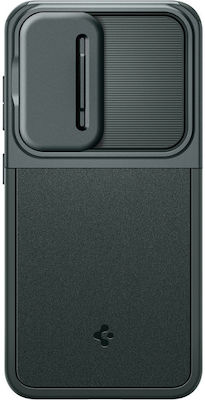 Spigen Optik Umschlag Rückseite Grün (Galaxy S24)