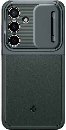 Spigen Optik Umschlag Rückseite Kunststoff 2mm Grün (Galaxy S24)