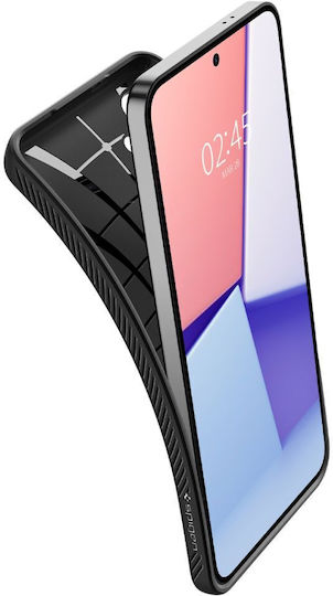Spigen Liquid Air Umschlag Rückseite Kunststoff 0.3mm Schwarz (Galaxy S24)