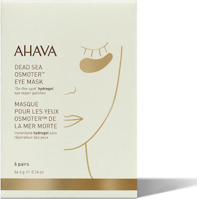 Ahava Dead Sea Osmoter Gesichtsmaske für die Augen für Feuchtigkeitsspendend 6Stück