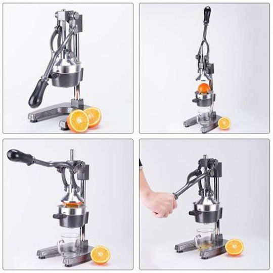 Cresman Table Press Lime / Lemon / Orange / Pomegranate made of Metal in Gray Color