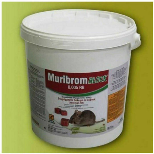 Dafni Agrotrade Ποντικοφάρμακο Muribrom Block 12kg Dafni Agrotrade Ποντικοφάρμακο Muribrom Block 12kg