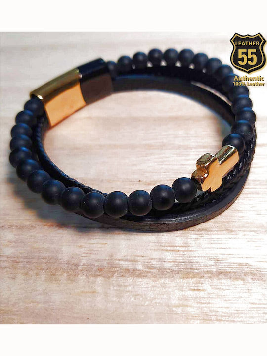 Leather 55 Мъжко Гривна от Кожа