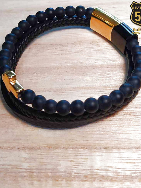 Leather 55 Мъжко Гривна от Кожа