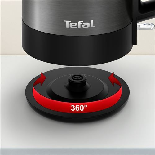 Tefal Equinox Електрическа Кана 1.7л 2200W Сива