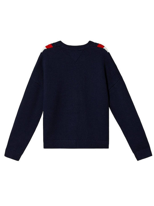 Tommy Hilfiger Kids Sweater Long Sleeve Navy Blue