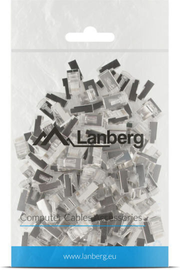 Lanberg Щепсел RJ-45 женски 100бр Прозрачен (PLS-5000)
