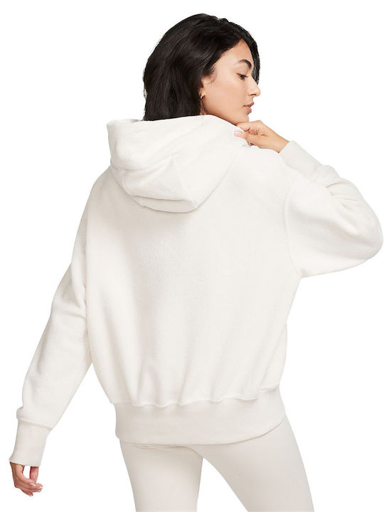 Nike W Nsw Women's Hooded Fleece Sweatshirt White