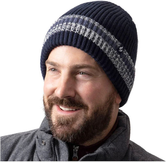 Beanie Beanie Knitted in Blue color