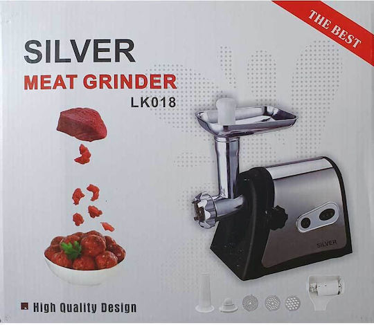 Silver Grinding Machine Meat Grinder 2500W Silver