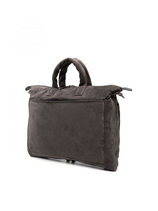 Officine Creative Helmet Leder Damen Aktentasche Gray