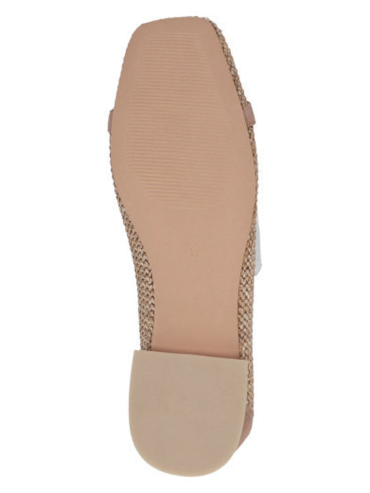 Damen Ballerinas in Beige Farbe