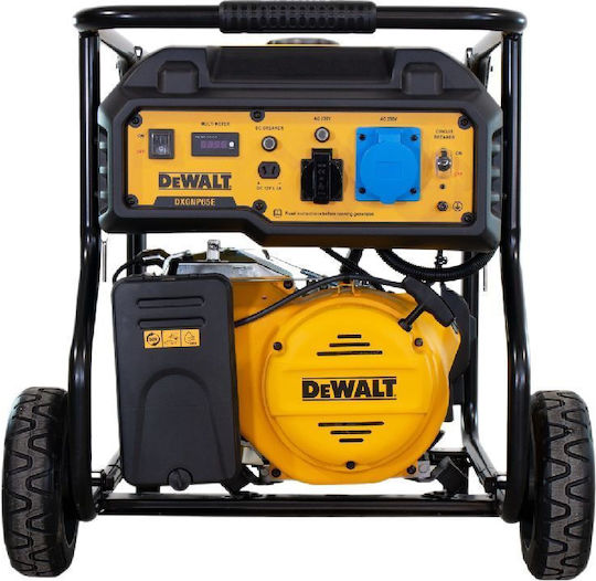 DEWALT Generators Benzin mit Kickstart, Rädern und maximaler Leistung 8.1kVA