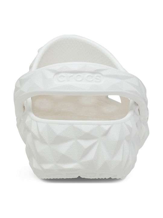 Crocs Classic Geometric Clog Clogs White