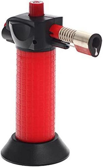 Secret de Gourmet Kitchen Torch with Temperature Setting AT000443 Red