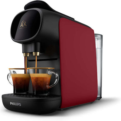 Philips Barista Sublime Pod Coffee Machine for Capsules L'Or Pressure 19bar Red