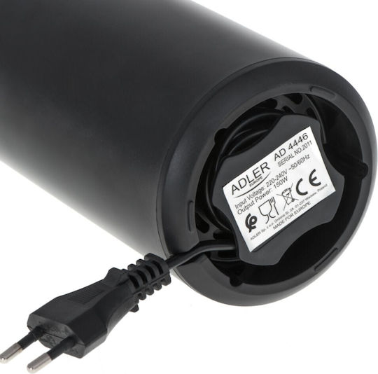 Adler Elektrischer Kaffeemühle 150W mit einer Kapazität von 75gr Schwarz