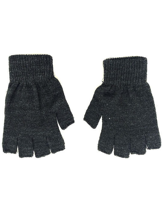 Unisex Cut Finger Gloves - Dark Grey