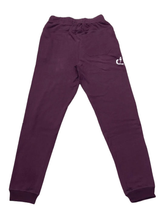 Jogginghose mit Gummizug Wine