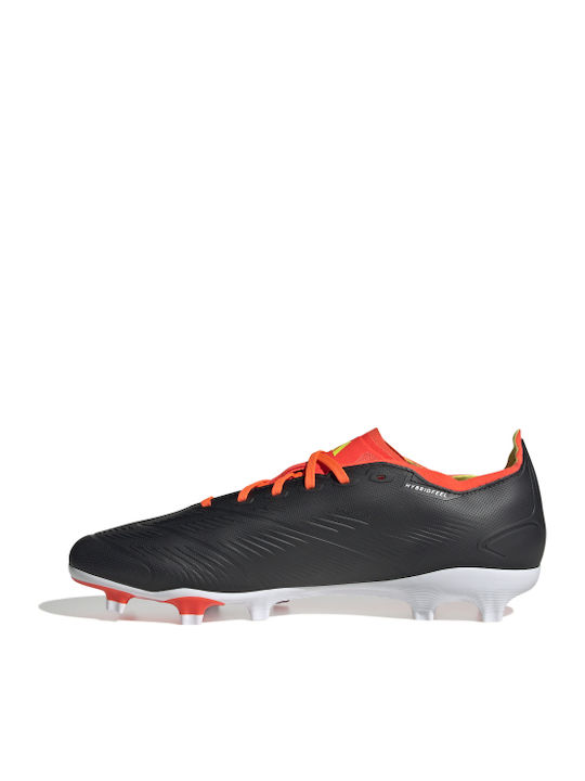 adidas Predator League Ποδοσφαιρικά Παπούτσια με Τάπες FG Core Black / Cloud White / Solar Red