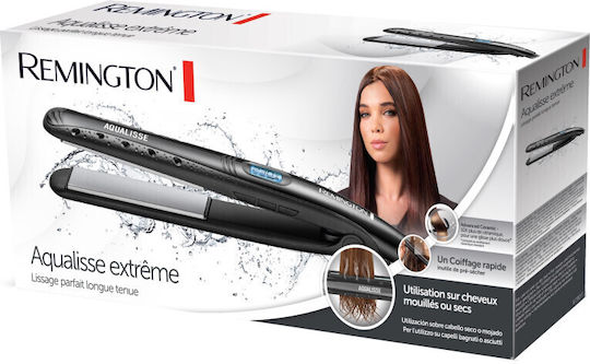 Remington Aqualisse Extrême S7307 Πρέσα Μαλλιών με Κεραμικές Πλάκες