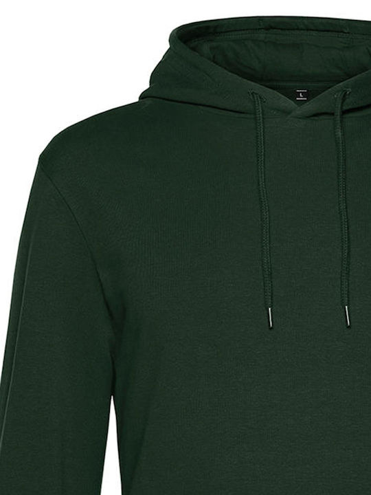 B&C Men's Long Sleeve Promotional Sweatshirt Green