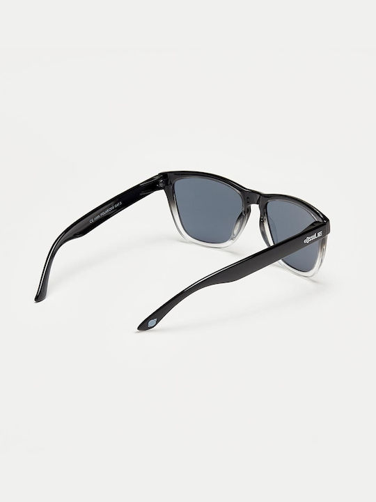 Cosselie Avalon Unisex Sunglasses with Black Horn-Rimmed Frame and Gray Lenses