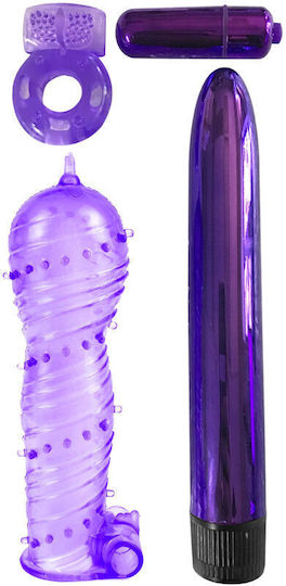 Pipedream Ultimate Pleasure Couples Kit Set Purple