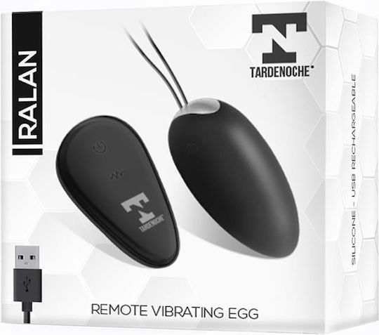 Tardenoche Вибратор Яйца с Дистанционно Управление 9.5см Черен