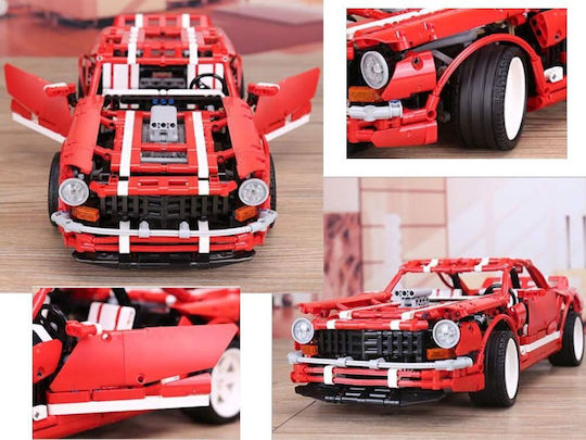Jokomisiada Plastic Construction Toy Racing Car for Children 14+ years old+ Years