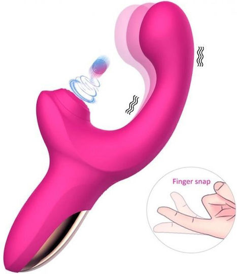 Action Function Vibe Vibrator Degetul 18.7cm Fuchsia