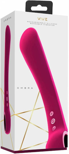 Vive Ombra Classic Vibrator 21cm Magenta