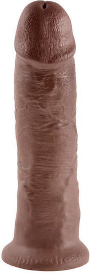 King Cock Ρεαλιστικό Dildo με Βεντούζα Καφέ 25cm