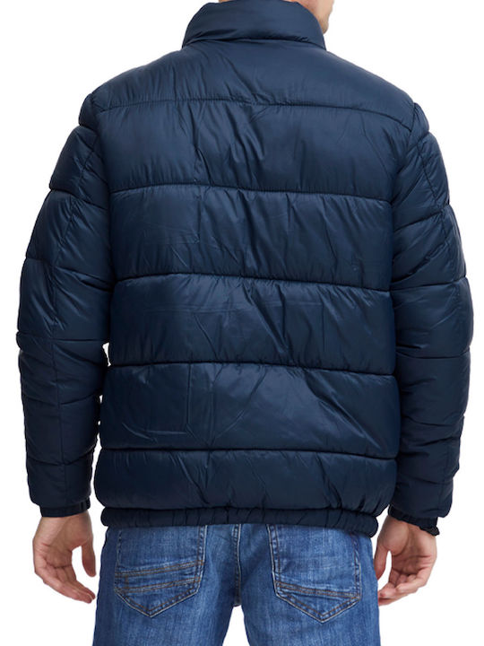 Blend Men's Winter Puffer Jacket Blue